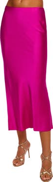 Ramy Brook Krisia Silk Midi Skirt