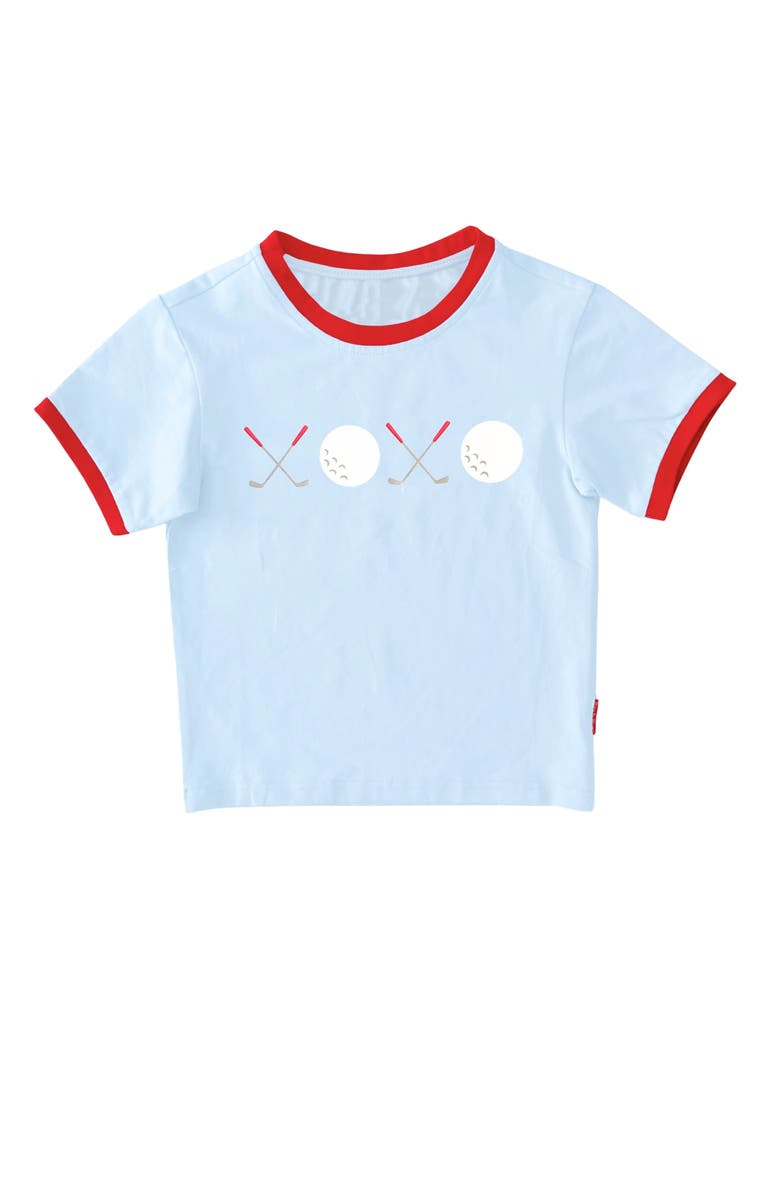 Bits 
Bows Golf XO Valentine
s Day T-Shirt, Main, color, Blue