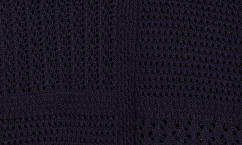 Cyrus Novelty Open Stitch Sweater In Black