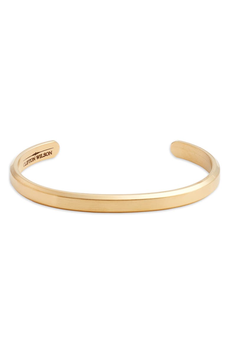 CLIFTON WILSON Stainless Steel Stacking Bangle, Main, color,