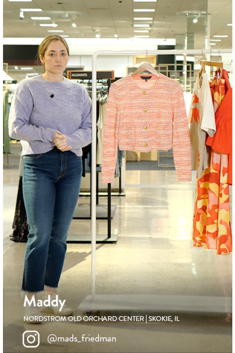 Stripe Tweed Crop Jacket video