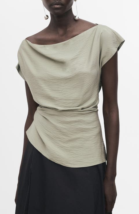 Asymmetric One-Shoulder Top (Regular & Plus)