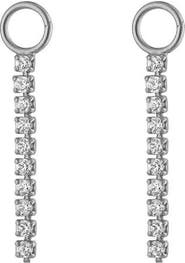Outofoffice Multi Pavé Silver Earring Charm