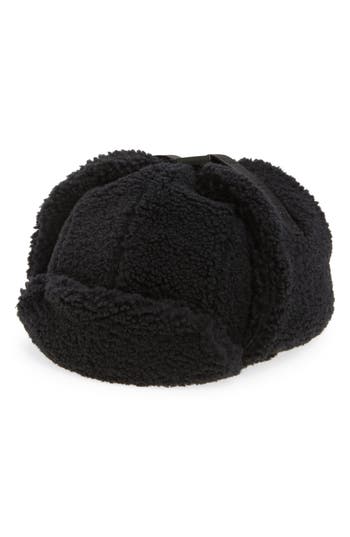 Ugg ® Fluff Faux Fur Trapper Hat In Black