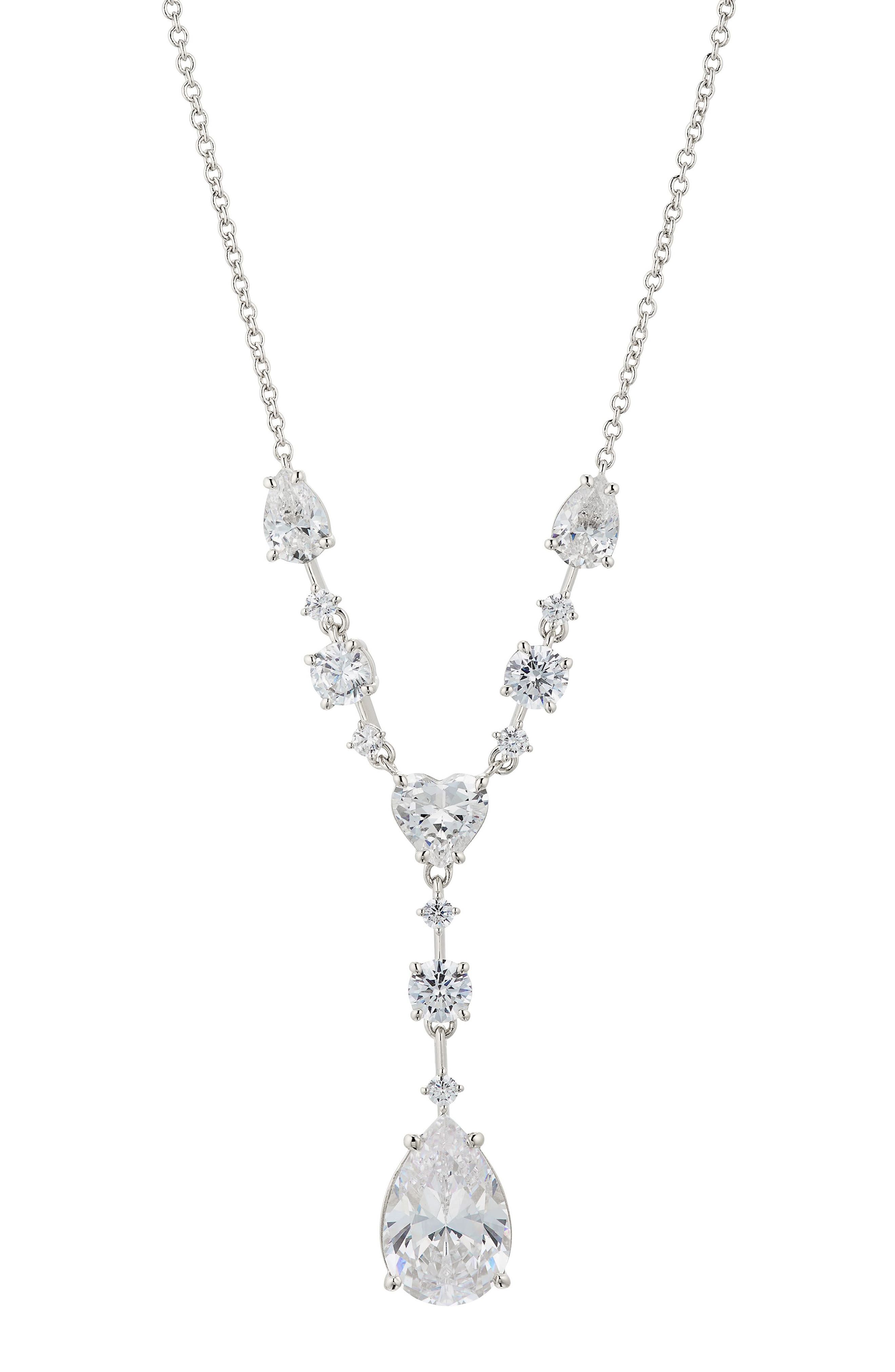 Cora Cubic Zirconia Y-Necklace