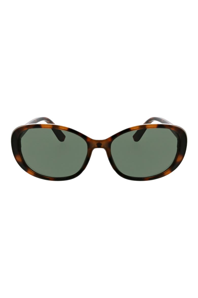 '90s 38mm Oval Sunglasses, Main, color, TORTOISE