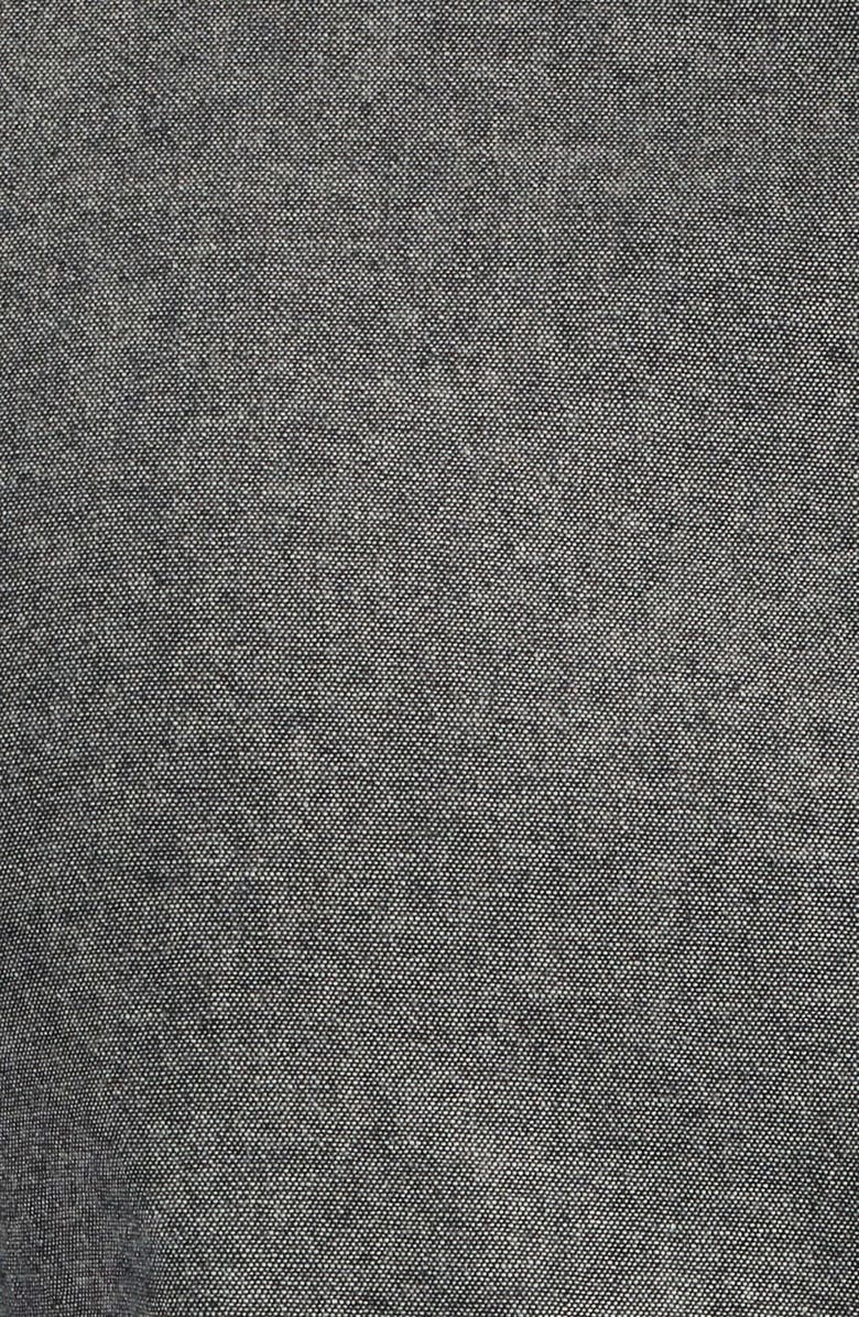 Imperfects Tradesman Cotton Chambray Button-Up Shirt, Alternate, color, Obsidian Solid