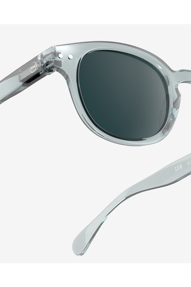 #C 47mm Square Sunglasses, Alternate, color, Frozen Blue