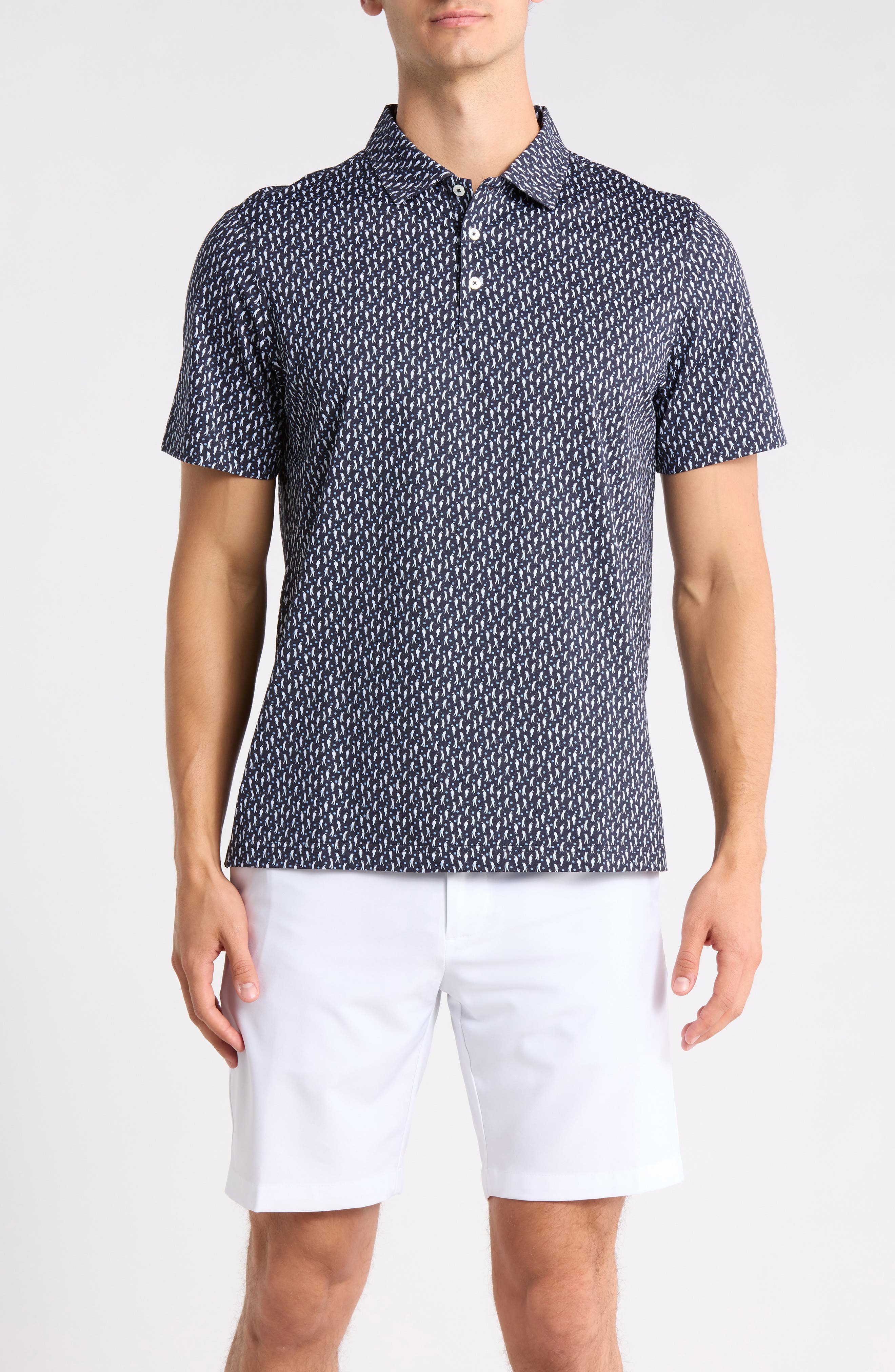 Bugatchi Short Sleeve OoohCotton® Polo