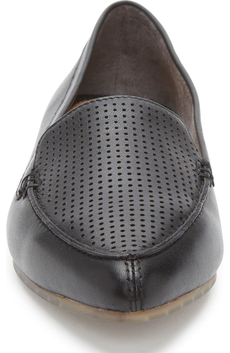 Me Too Alegra Perforated Pointy Toe Loafer, Alternate, color,