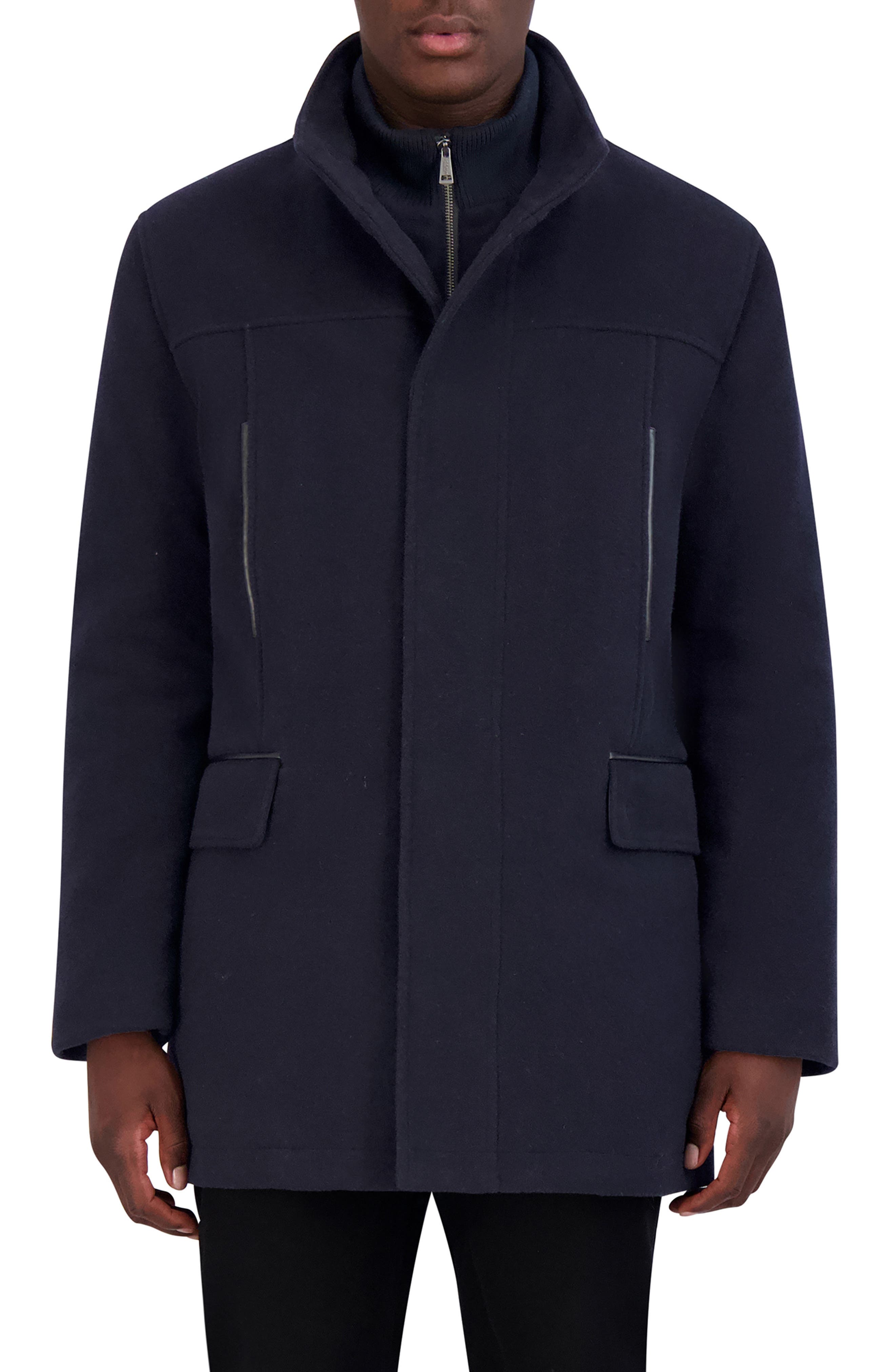 Cole Haan Signature Plush Wool Blend Coat