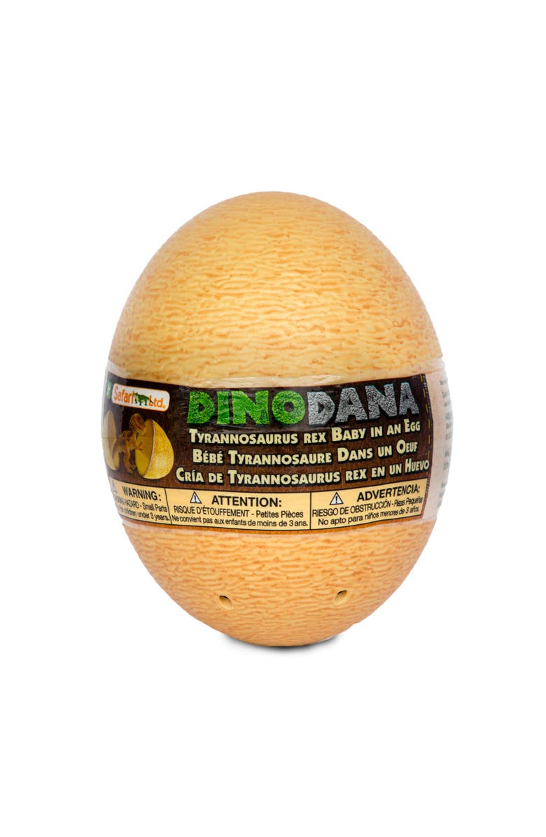 Safari Ltd. Dino Dana Tyrannosaurus Rex Baby with Egg Kids Toy Figure, Alternate, color, NO COLOR