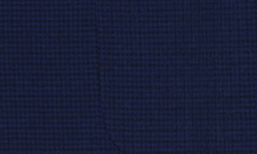 ENGLISH LAUNDRY ENGLISH LAUNDRY MINIATURE PLAID NAVY STRETCH MÉLANGE SUIT