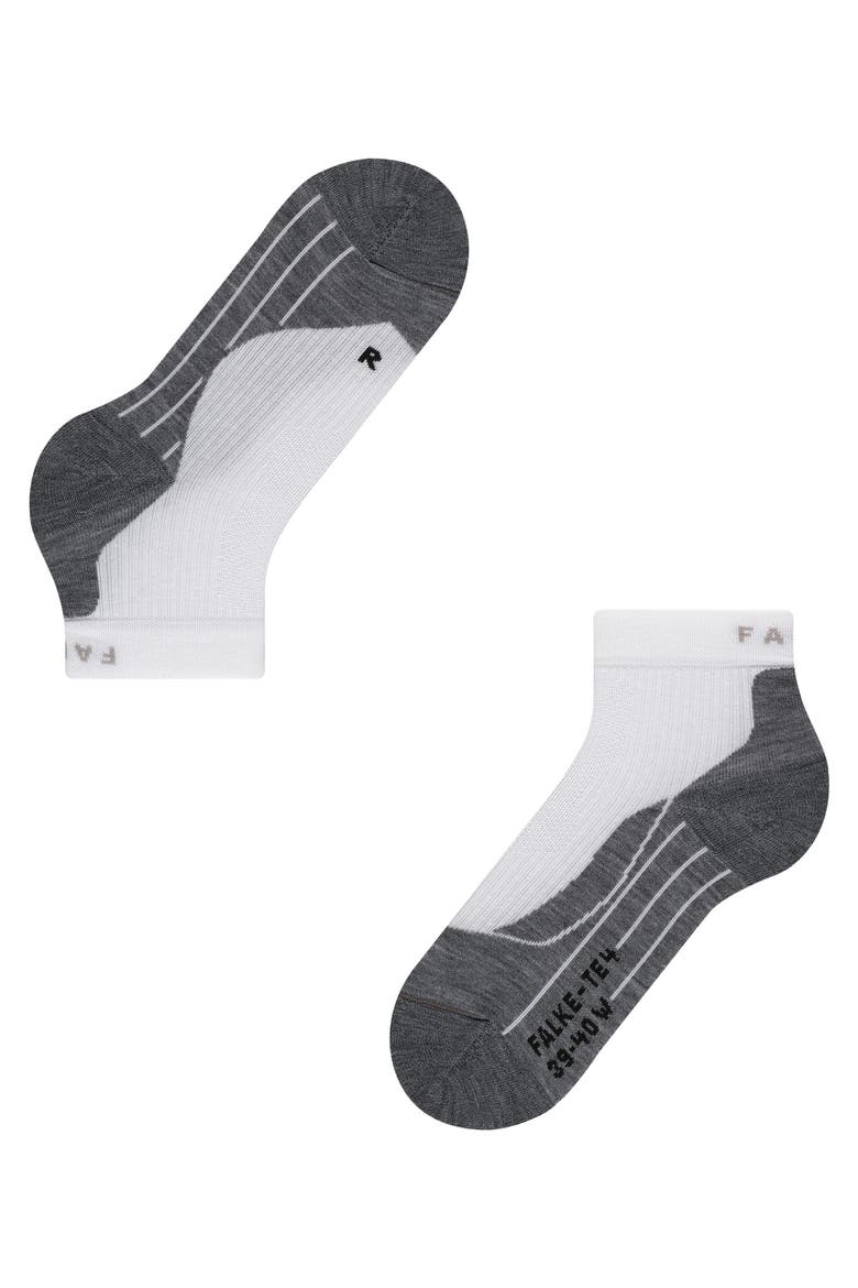 TE4 Tennis Socks for Clay Courts, Alternate, color, White-Mix
