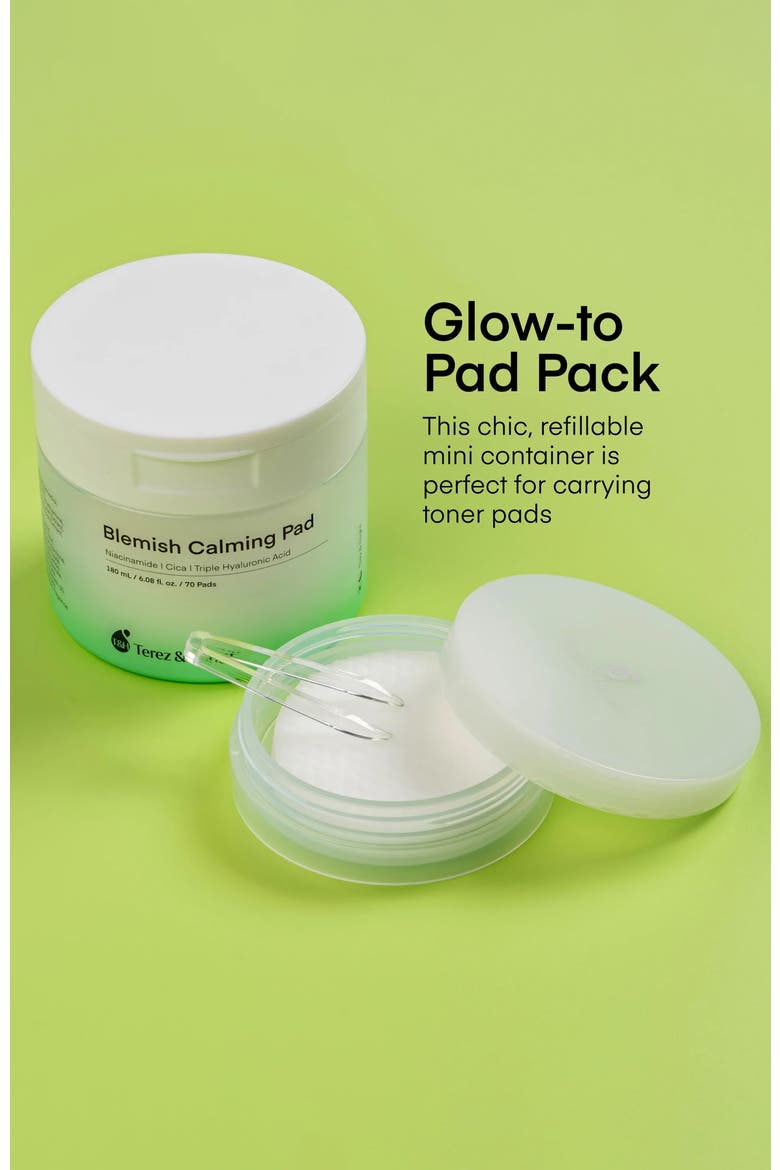 Small Travel Containers for Skincare, Alternate, color, Clear, White