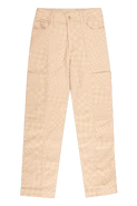 Untitled in Motion Pierot Straight-Leg Checkered Jeans