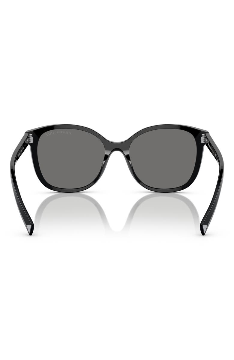 Prada 55mm Polarized Square Sunglasses, Alternate, color,