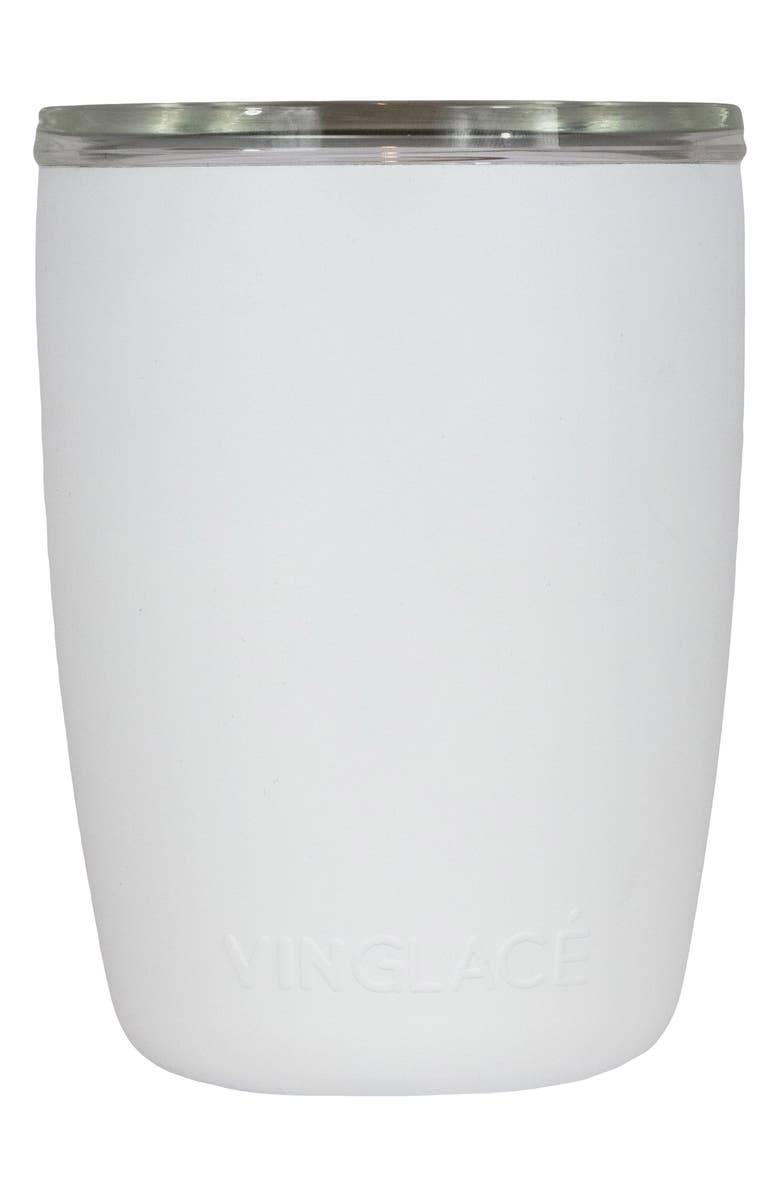 Vinglacé Stemless Wine Glass, Main, color, White