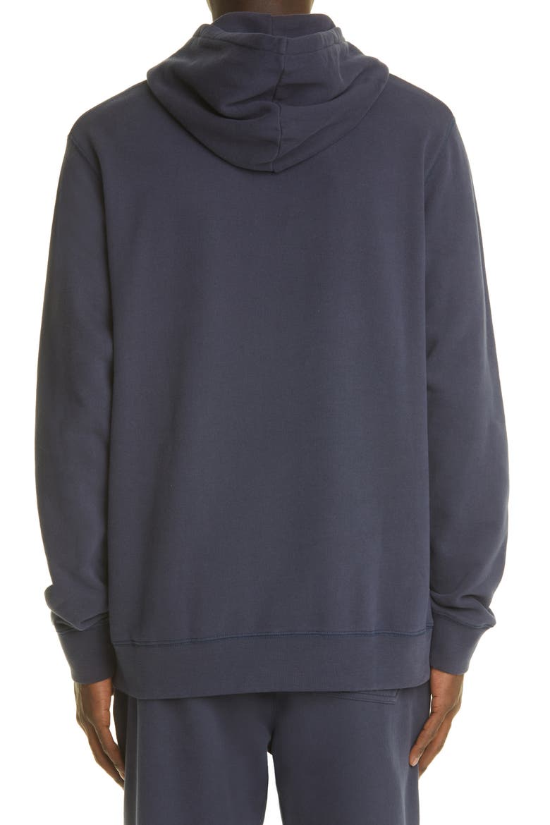 French Terry Pullover Hoodie, Alternate, color, NAVY