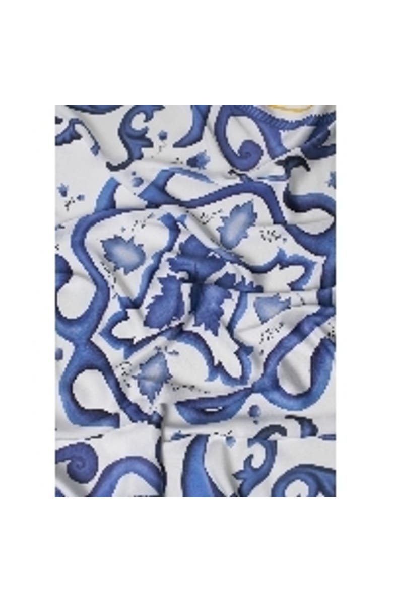 VISCATA Square Scarf, Alternate, color, Majolica Blue