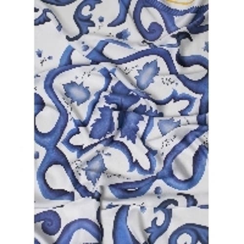 Viscata Square Scarf In Blue