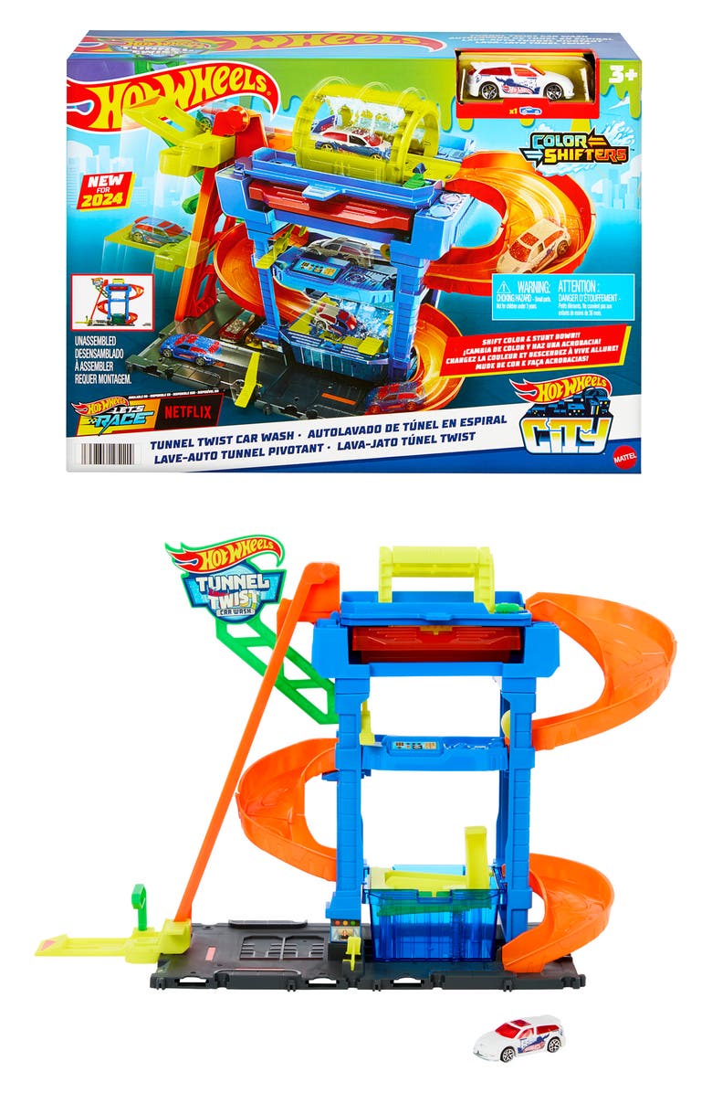 Hot Wheels <sup>®</sup> City Tunnel Twist Car Wash Playset, Alternate, color, 