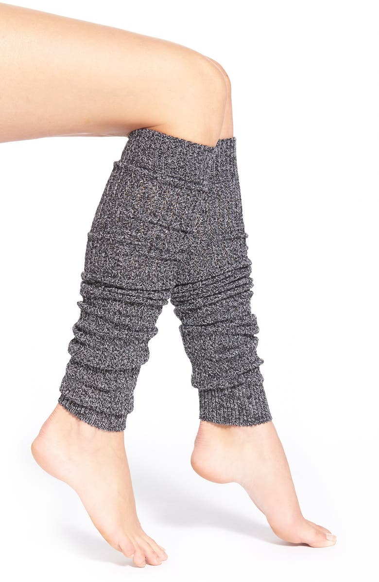 DKNY Marled Knit Leg Warmers, Main, color, 