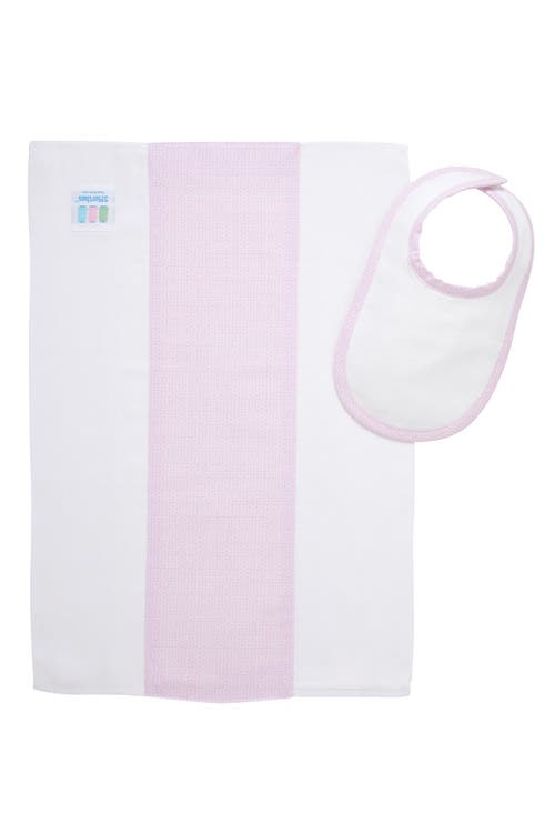 3 Marthas Dot Drooler Bib & Burp Set