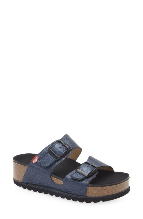 On Foot Naoshima Platform Sandal In Starlight Marino