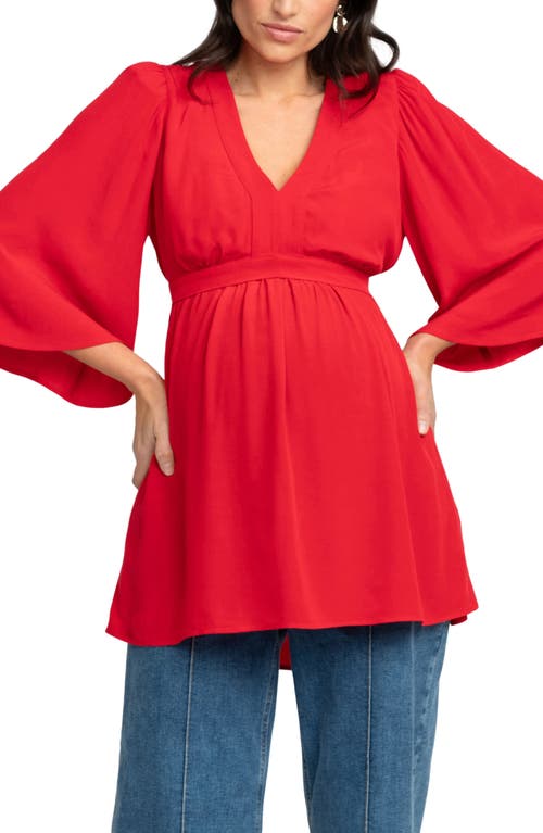 SERAPHINE SERAPHINE FLUTTER SLEEVE MATERNITY/NURSING TOP 