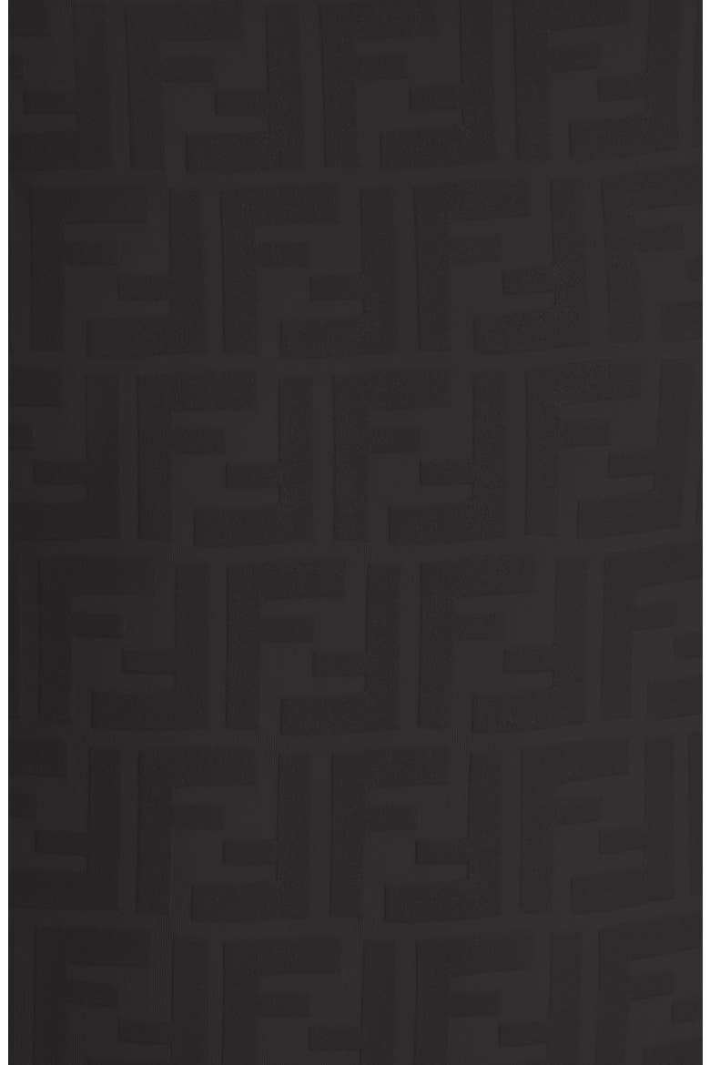 FF Logo One-Piece Swimsuit, Alternate, color, BLACK