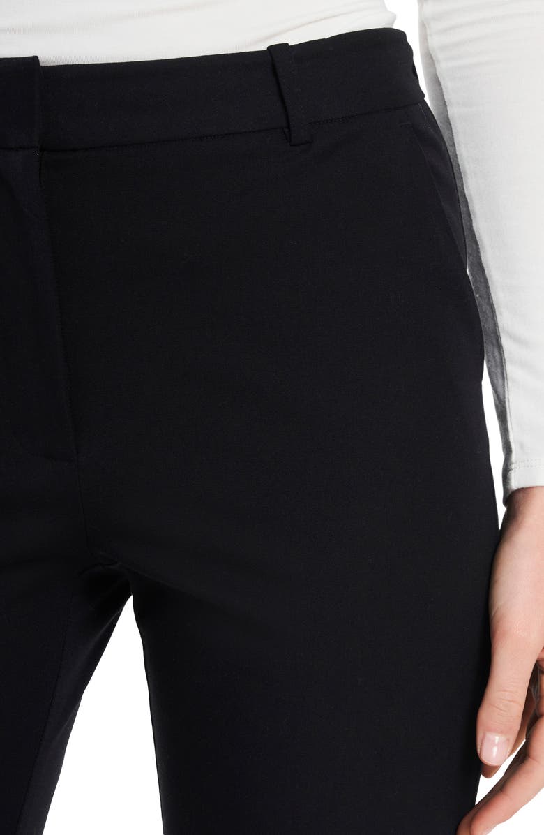 Court & Rowe Flat Front Crop Straight Leg Trousers, Alternate, color,
