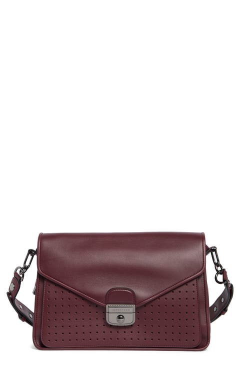 Mademoiselle Perforated Shoulder Bag