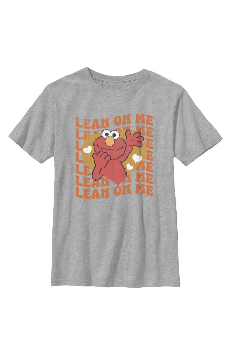 Sesame Street<sup>®</sup> Boy's Sesame Street Elmo Lean On Me Graphic T-Shirt, Main, color, Athletic Heather