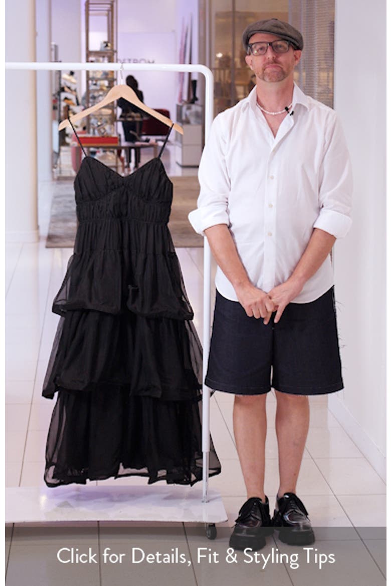 Theiria Tiered Ruffle Sleeveless Maxi Dress video