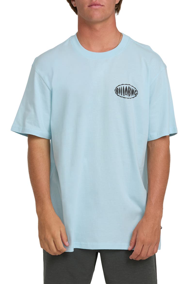 Nanda Ormond Burleigh Heads Premium Graphic T-Shirt, Main, color, COASTAL BLUE
