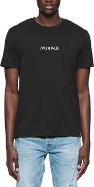 PURPLE BRAND Clean Jersey Logo T-Shirt