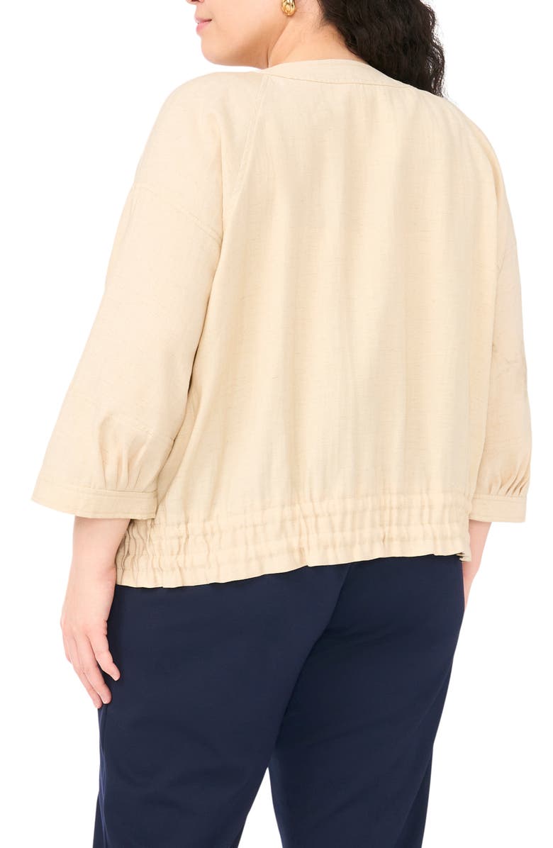 Vince Camuto Raglan Sleeve Jacket, Alternate, color, Birch