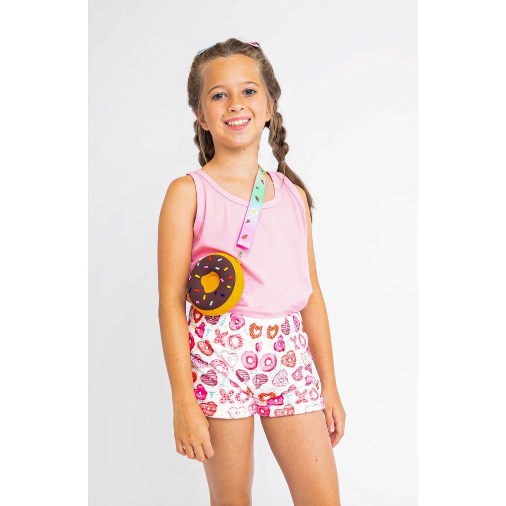 Preppy Goose Donut Plush Lounge Shorts