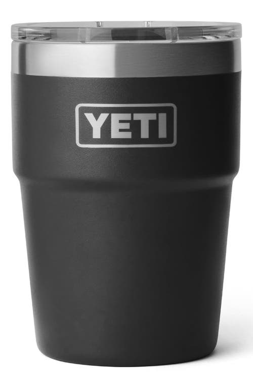 Yeti Ramber 16-ounce Stackable Cup In Black