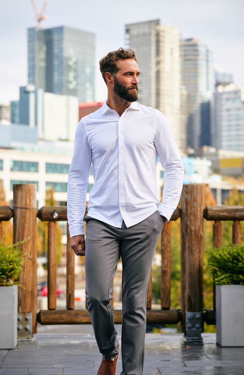 Cutter & Buck Advantage Soft Button-Up Shirt, Alternate, color, White