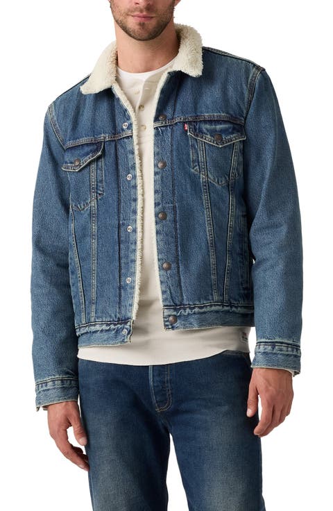 Type III Fleece Lined Denim Trucker Jacket