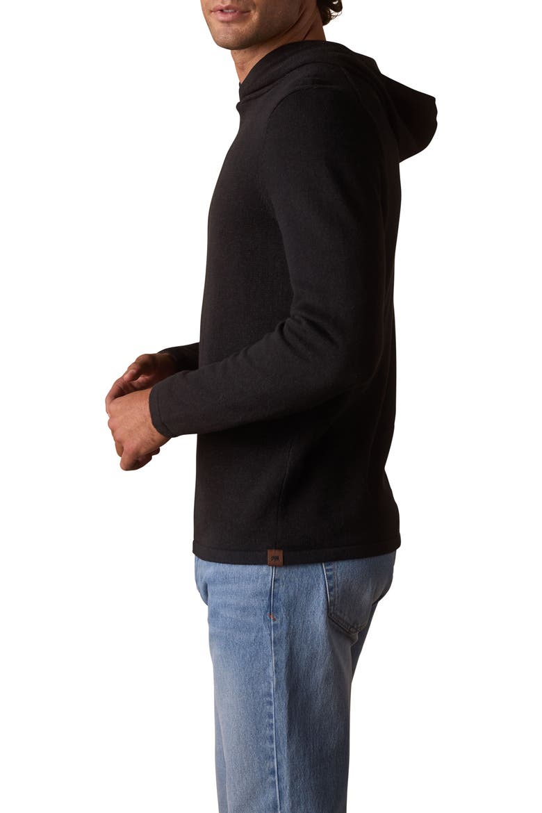 Jimmy Essential Hooded Sweater, Alternate, color, BLACK