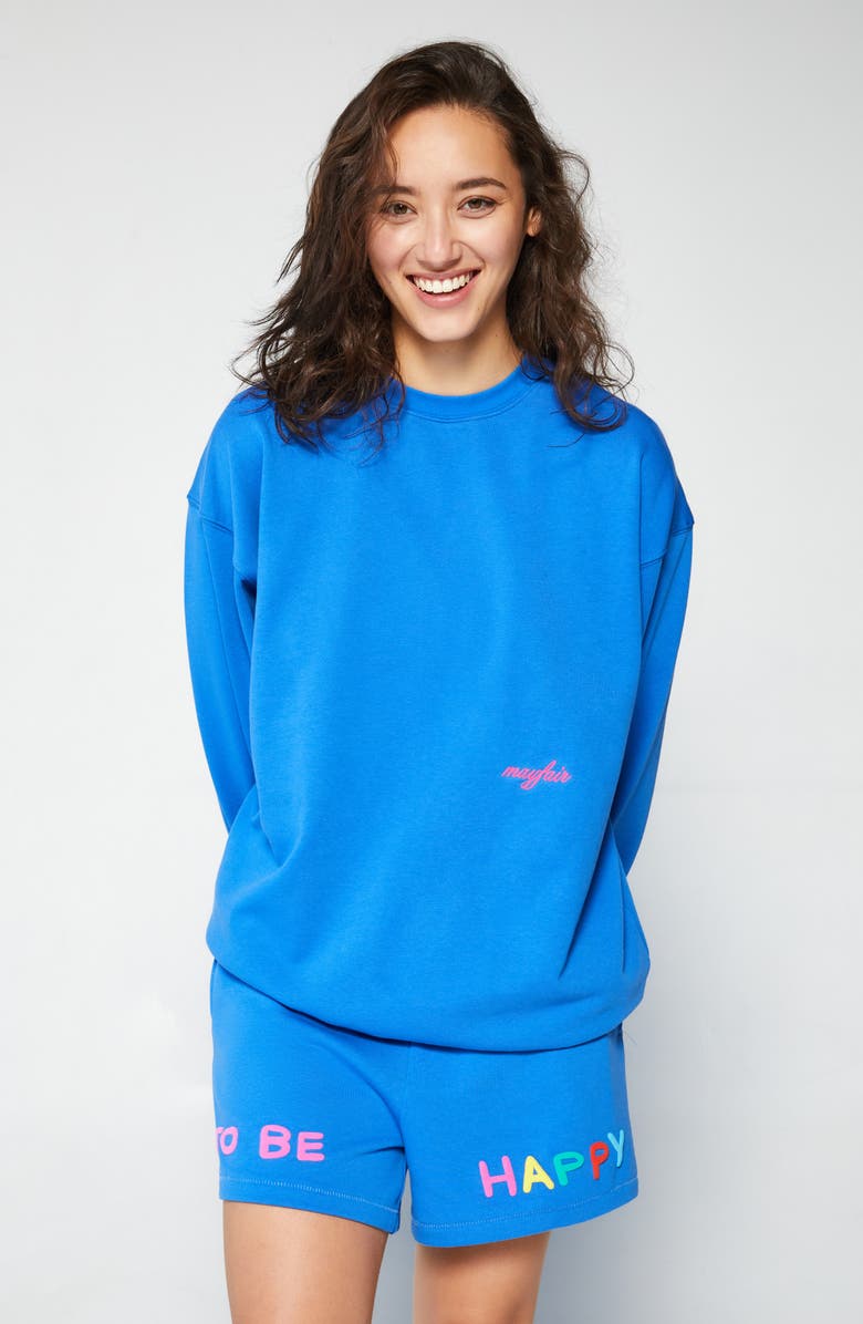 THE MAYFAIR GROUP You Deserve Sweat Shorts, Alternate, color, 