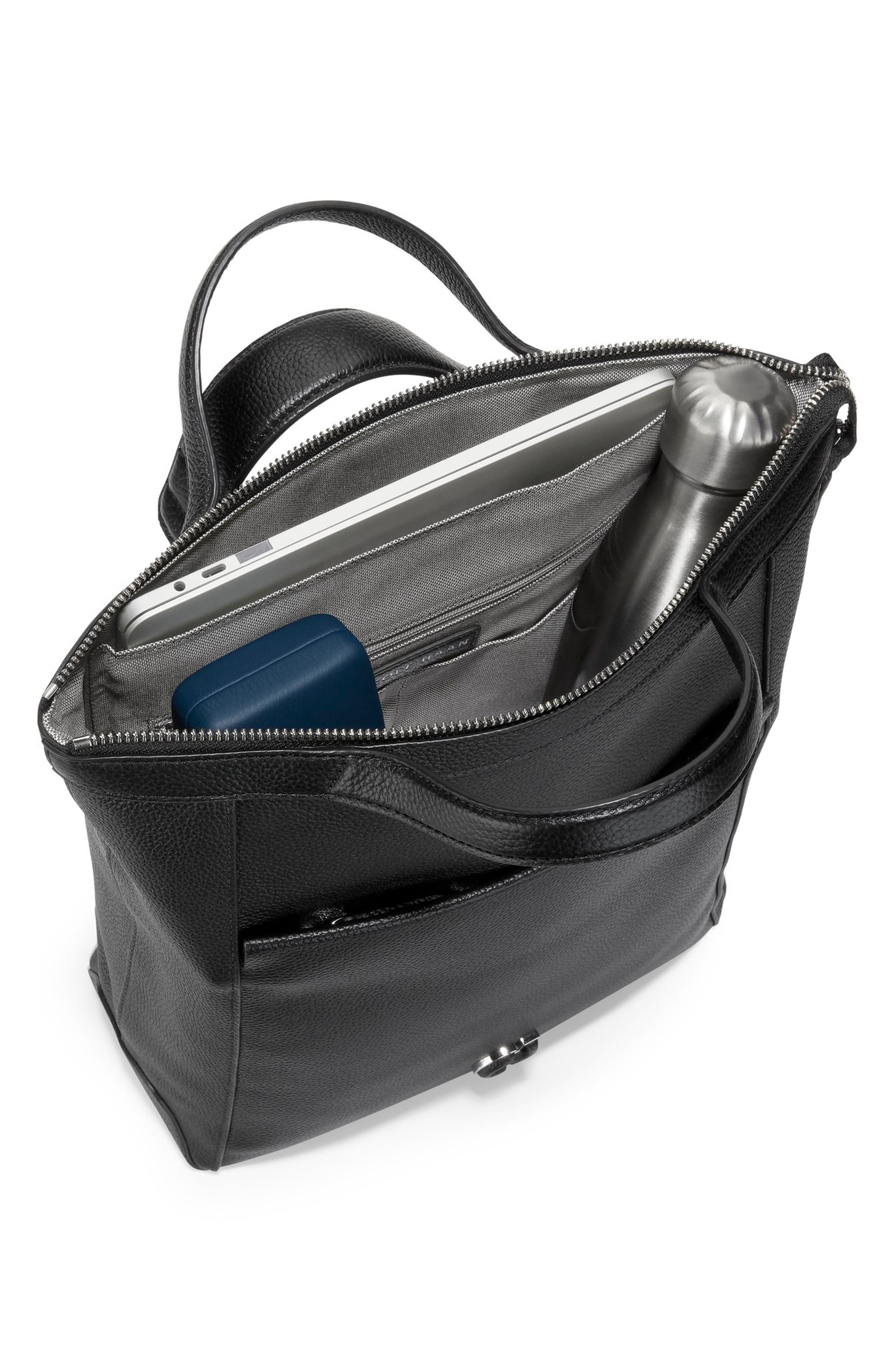 Cole Haan Small Grand Ambition Leather Convertible Luxe Backpack, Alternate, color, 