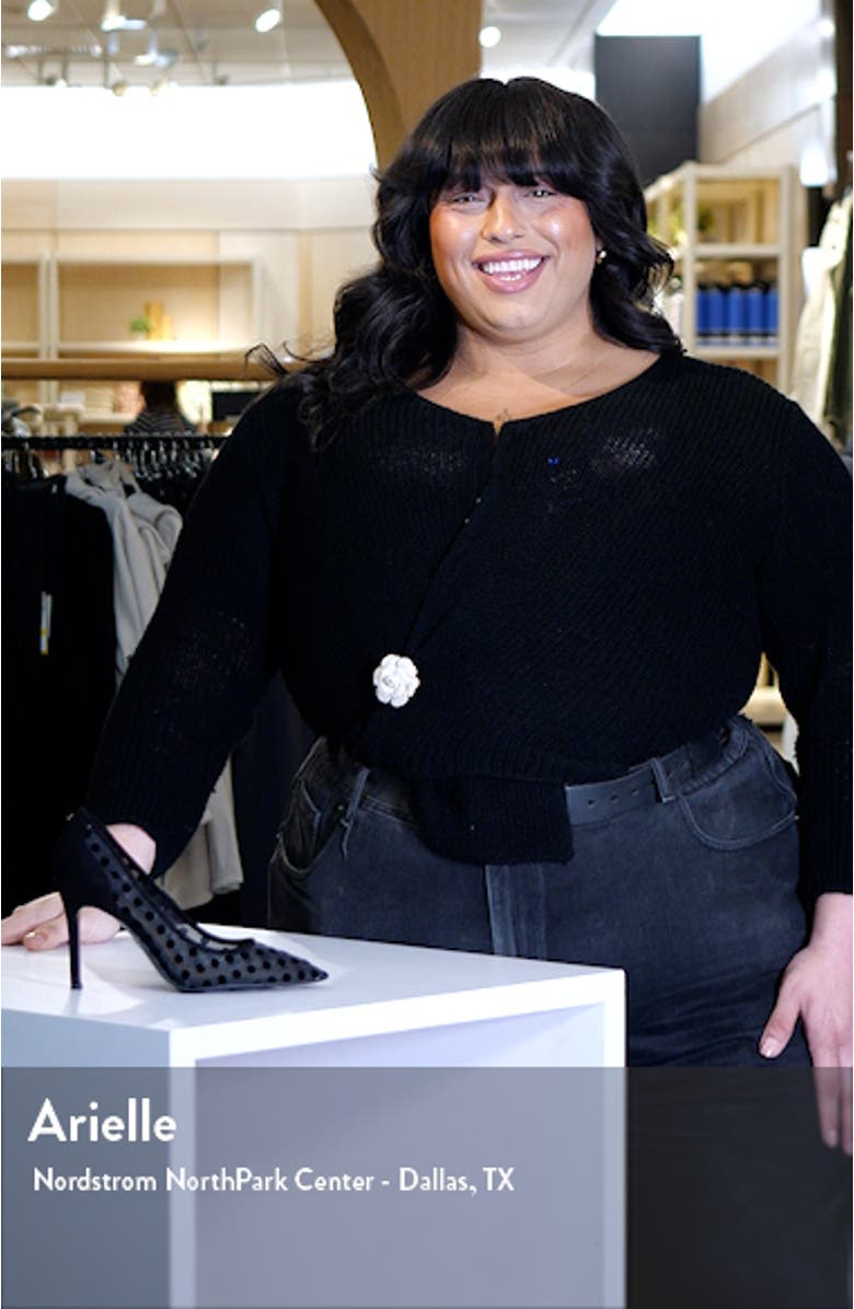 Hazel Mesh Pointed Toe Pump, sales video thumbnail