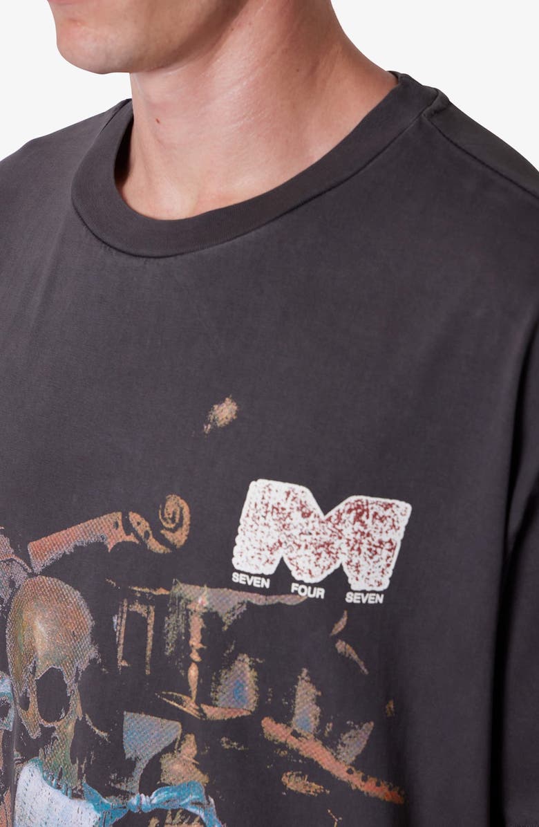 mnml Still Life Print Graphic T-Shirt, Alternate, color, Washed Black