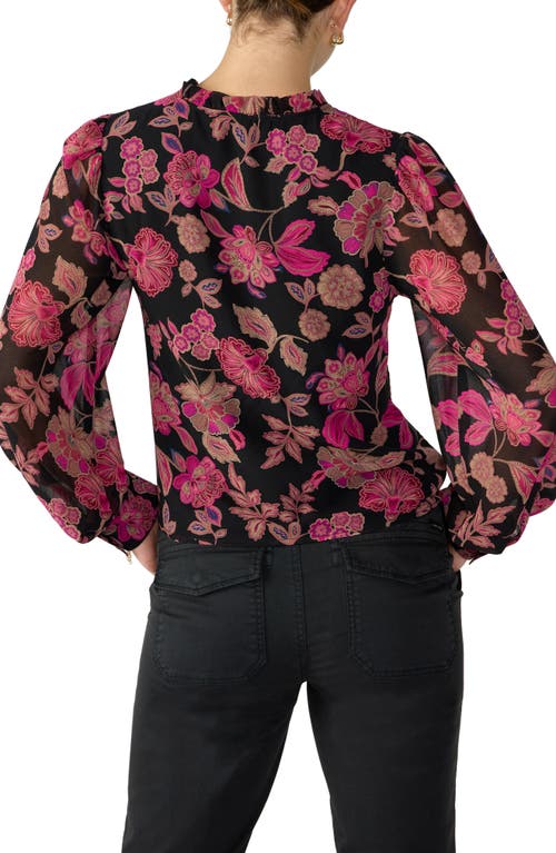 Sanctuary Think Of You Floral Smocked Top In Red