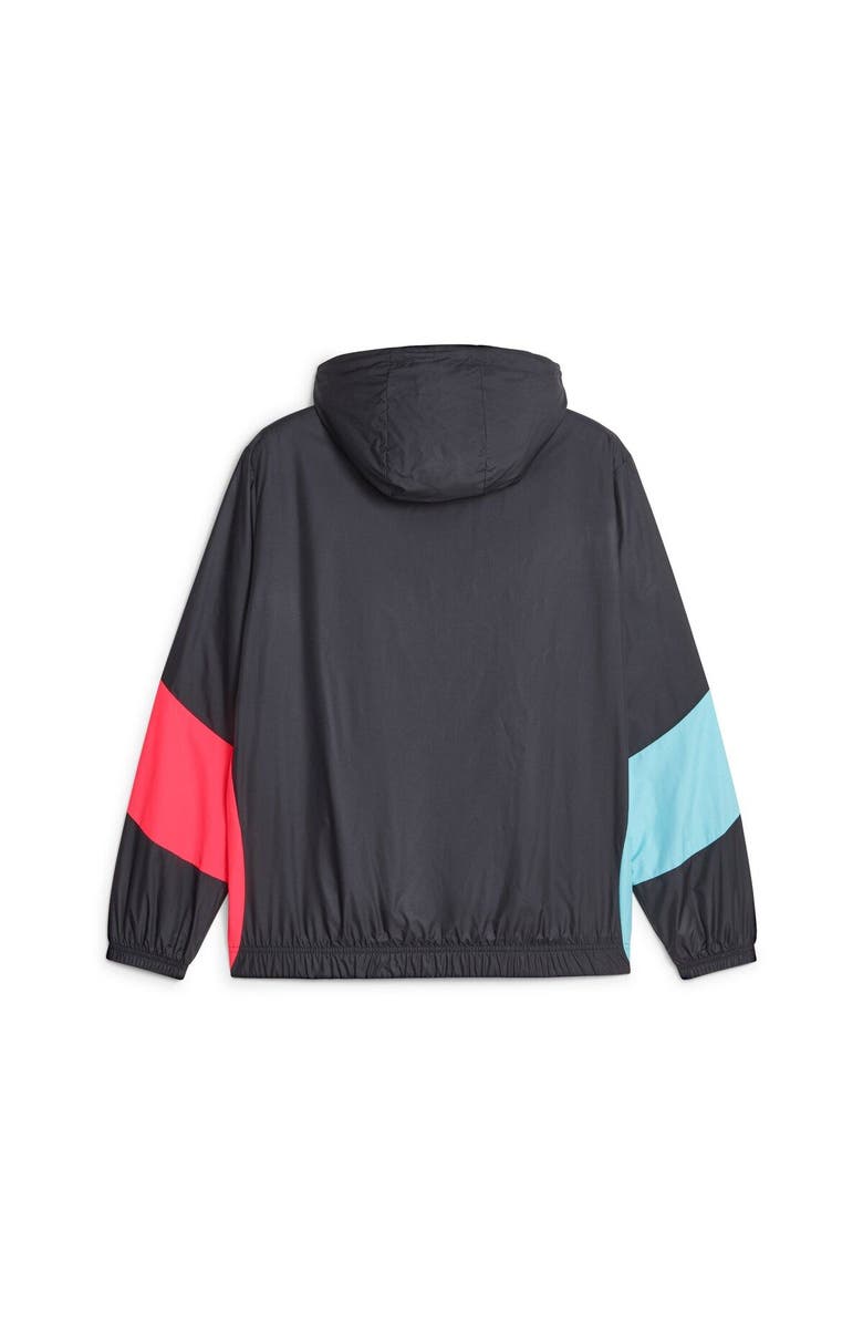 PUMA Men's Puma  Black Manchester City 2023/24 Pre-Match Anthem Full-Zip Hoodie Jacket, Alternate, color, Black