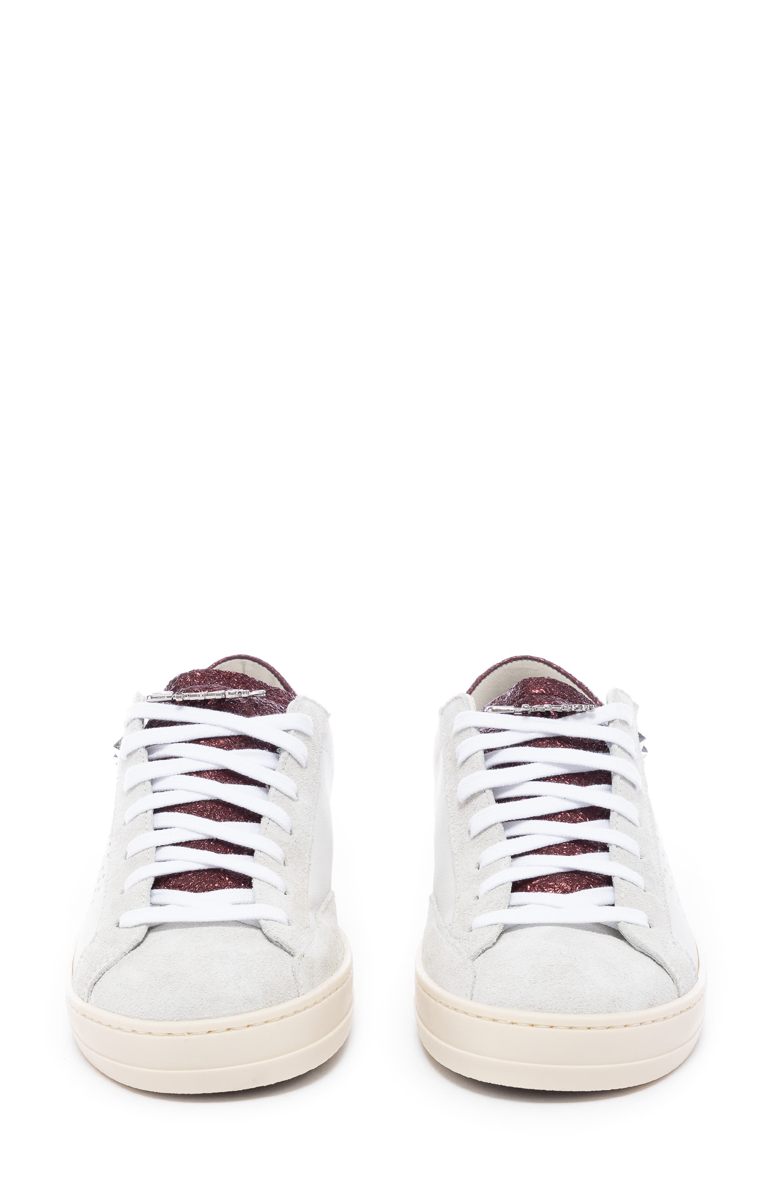 P448 John Stud Sneaker, Alternate, color, White Meltere